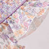 Floral Morada Smock