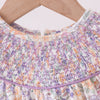 Floral Morada Smock
